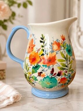 The Pioneer Woman Willow 3.2 Quart Stoneware Pitcher